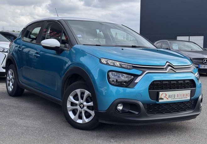 Citroen C3 1.5 BLUEHDI 100 CH 1ERE MAIN CARPLAY REG Bleu de 2022