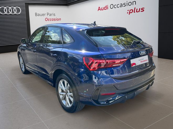 Audi Q3 Sportback 35 TFSI 150 ch S tronic 7 S li Bleu de 2023