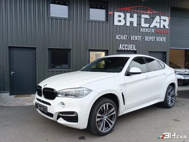 BMW X6 M50D 381CV BVA8 PACK-M XDRIVE Toit Panor Blanc de 2014