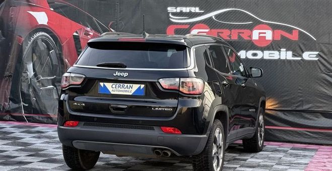 Jeep Compass 2.0 MULTIJET II 140CH LIMITED 4X4 BVA9 Noir de 2017