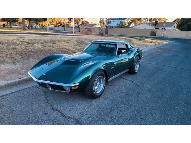 Chevrolet Corvette C3 Stingray Targa - 454 Big Block - Matc Vert de 1971