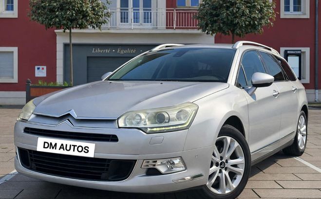 Citroen C5 tourer 1.6 thp 155ch exclusive 123 321 k Gris de 2012