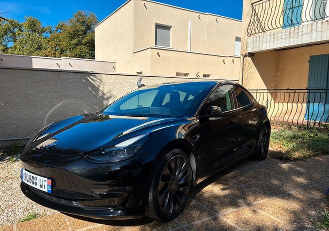 Tesla Model 3 performance transmisson integrale Noir de 2023