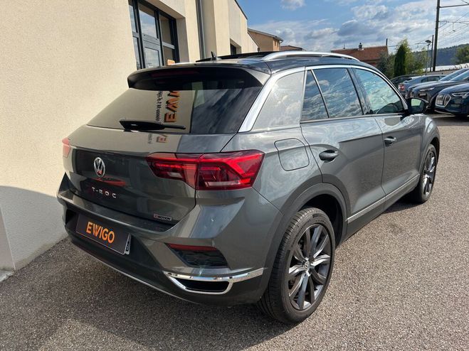 Volkswagen T Roc 2.0 TDI 150ch CARAT EXCLUSIVE 4MOTION DS GRIS FONCE de 2018