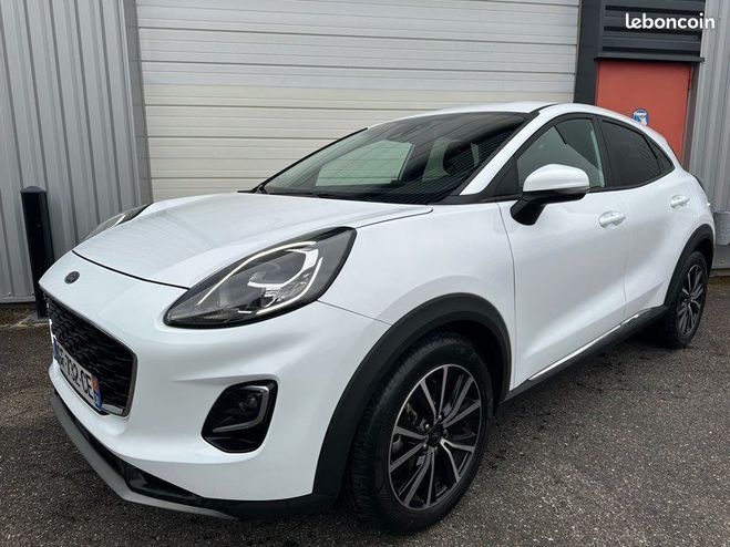 Ford Puma 1.0 Flexifuel 125 ch mHEV S&S BVM6 Titan Blanc de 2022