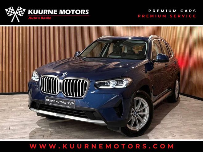 BMW X3 xDrive30e SportZet-Leder-Led-Cam360-GpsP Bleu M�tallis� de 