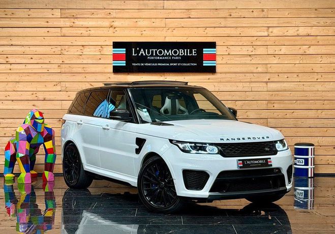 Land rover Range Rover Sport svr v8 supercharged 5.0 550 blanc  Blanc de 2017