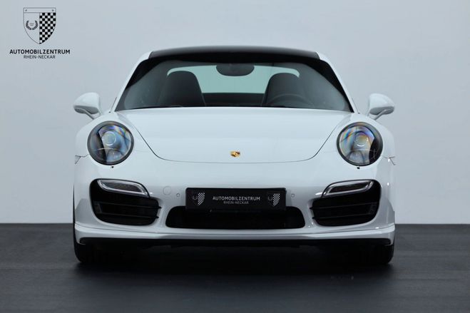Porsche 911 Turbo Sport-Chrono/18-Wege approved blanc de 2015