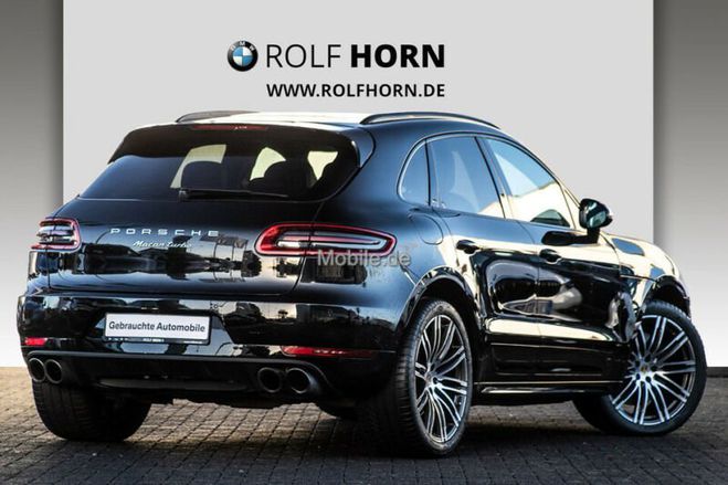 Porsche Macan Turbo Pack Perf. 441 PASM PDLS PSC PSE J Noire de 2017