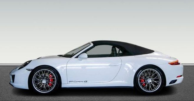 Porsche 911 4S Cabriolet Echappement sport Bose Spor BLANC de 2017