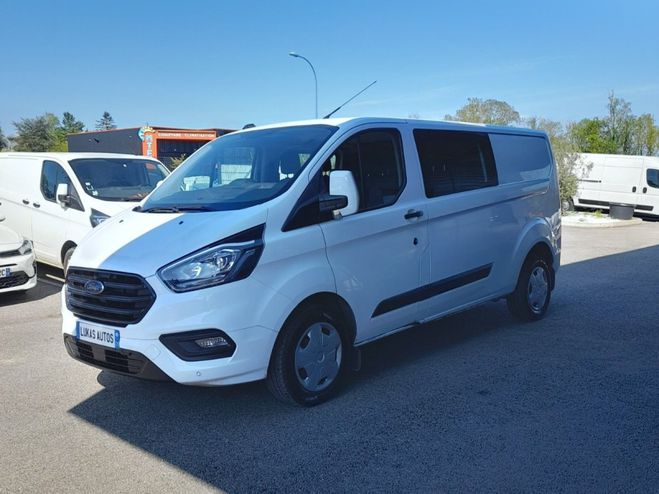 Ford Transit CUSTOM CABINE APPROFONDIE 6 PLACES L2H1  Blanc de 2022