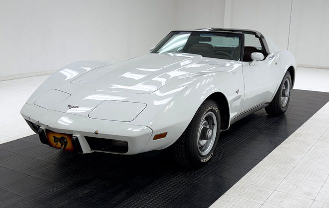 Chevrolet Corvette Coupe Blanc de 1977