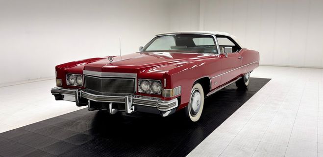 Cadillac Eldorado Convertible Rouge de 1974