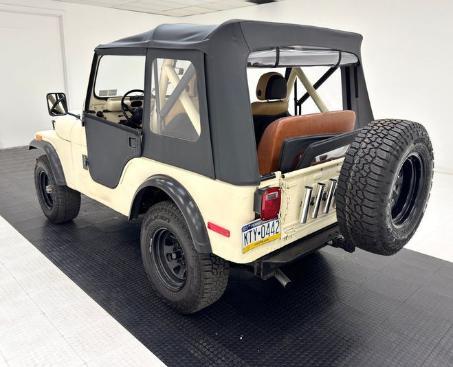 Jeep CJ5  Blanc de 1980