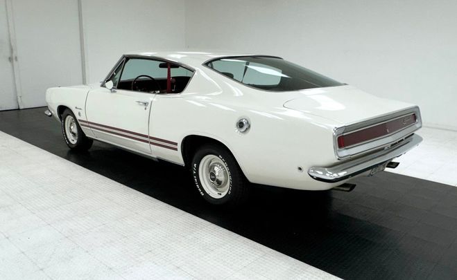 Plymouth Barracuda Formula S Fastback Tribute Blanc de 1968