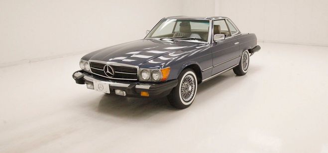 Mercedes 380 SL Convertible Bleu de 1985