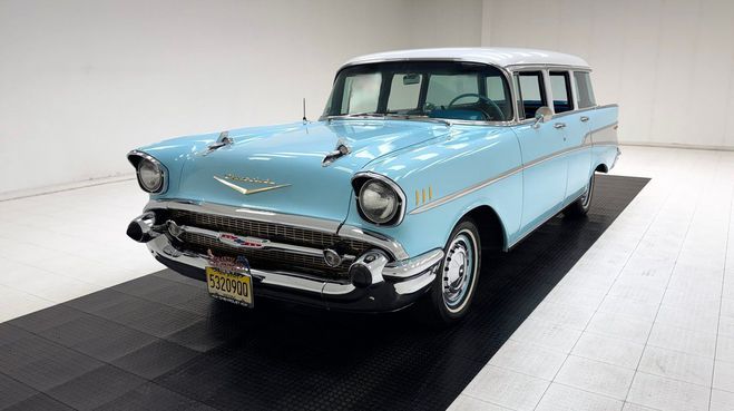Chevrolet Bel Air Station Wagon Bleu de 1957