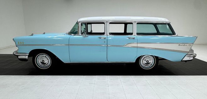 Chevrolet Bel Air Station Wagon Bleu de 1957