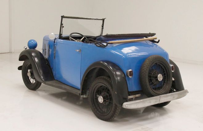 Austin 10 Convertible Coupe Bleu de 1933