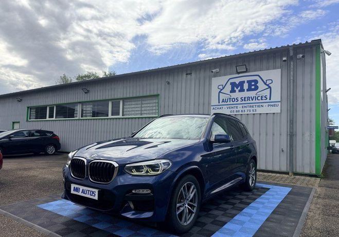 BMW X3 20d xDrive 190ch BVA8 M Sport ? Cuir Cam Bleu de 2017