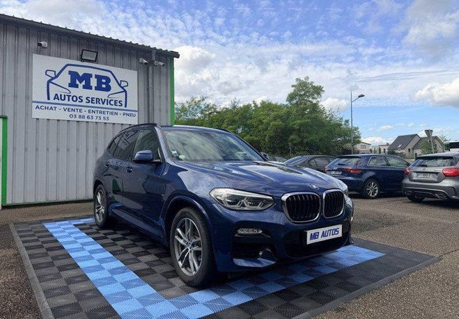 BMW X3 20d xDrive 190ch BVA8 M Sport ? Cuir Cam Bleu de 2017