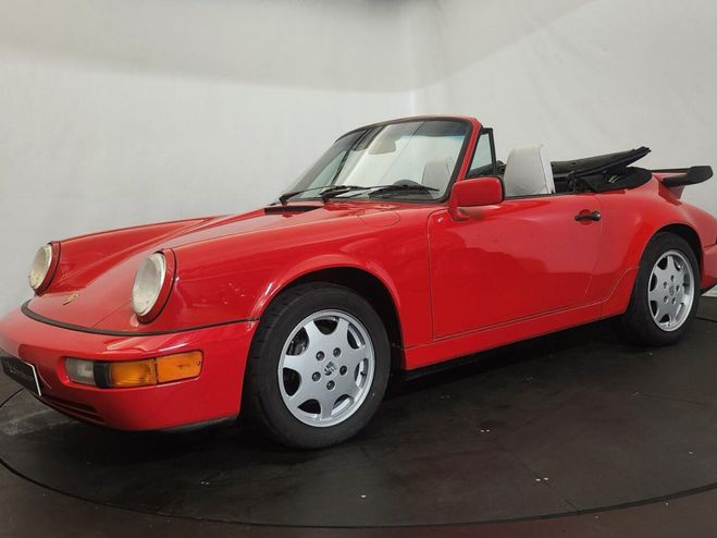 Porsche 911 964 cabriolet Rouge de 1991
