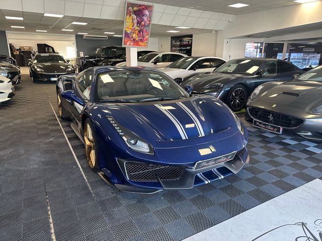 Ferrari 488 Pista Spider Garantie 2 ans Immat France Bleu de 2020