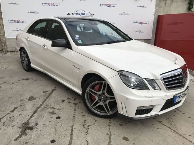 Mercedes Classe E (W212) 63 AMG 7G-TRONIC PLUS BLANC de 2012