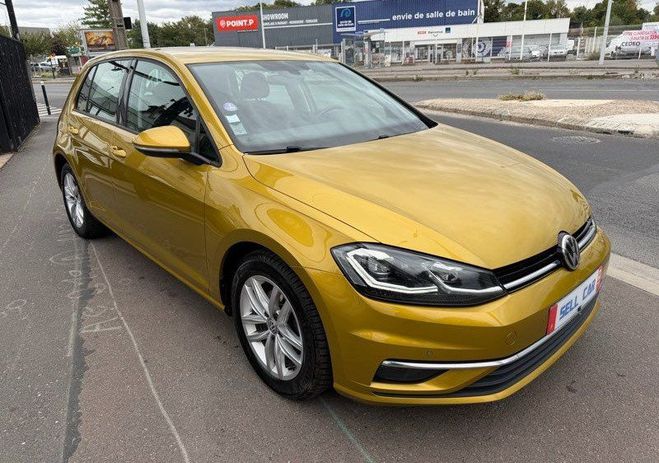 Volkswagen Golf VII 1.4 TSI 125ch CARAT DSG7 Jaune de 2017