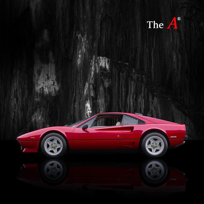 Ferrari 208 Gtb V8 turbo Rosso Corsa de 1984
