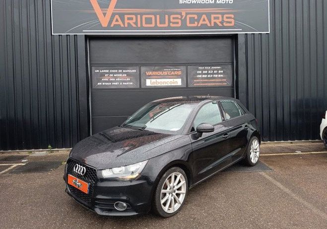 Audi A1 Sportback 1.4 TFSI 122CH AMBITION 5 PLAC Noir de 2014