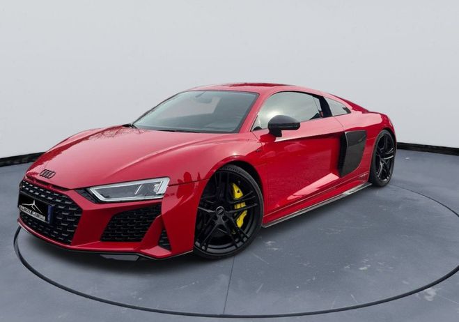 Audi R8 V10 QUATTRO 540 PACK SPORT B&O CARBONE C Rouge de 2015