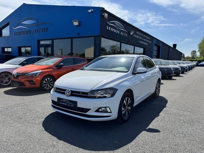 Volkswagen Polo 1.6 TDi 95 GPS CARPLAY LED TEL CLIM REGU BLANC de 2019