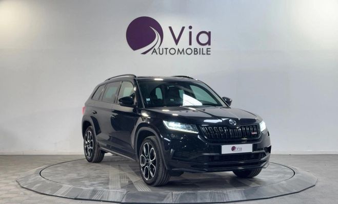 Skoda Kodiaq RS 2.0 TDI BITURBO 4DRIVE - Toit ouvrant Noir de 2019