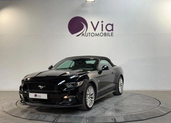 Ford Mustang 5.0 V8 GT Convertible Noir de 2016