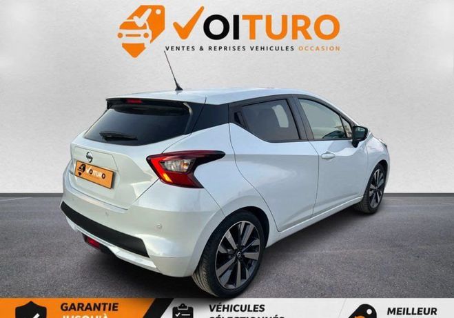 Nissan Micra ?NISSAN 1.5 dCI 90 cv Tekna,Si�ge cuir,G Blanc de 2017