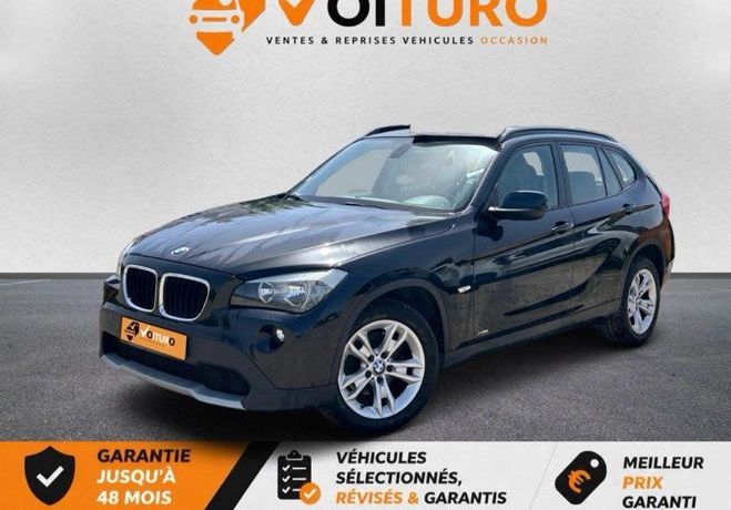 BMW X1 18d xDrive 2.0 d 143 cv,4X4,GPS Entretie Noir de 2012