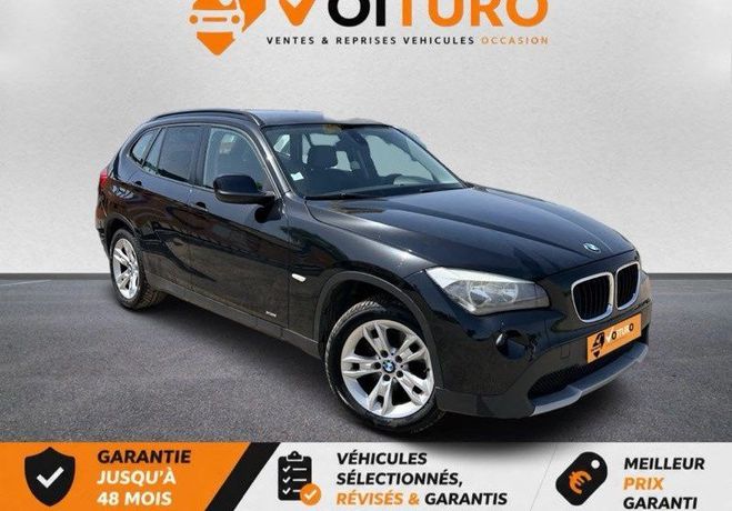 BMW X1 18d xDrive 2.0 d 143 cv,4X4,GPS Entretie Noir de 2012