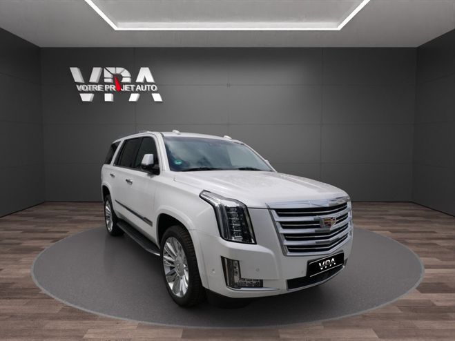 Cadillac Escalade 6.2 V8 | 426 ch | Platinum | 8 places |  Blanc de 2018