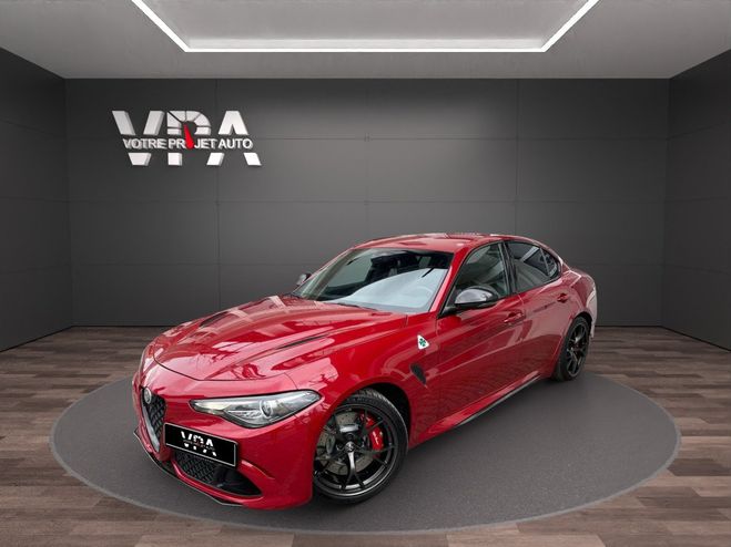 Alfa romeo Giulia Quadrifoglio 2.9 V6 510ch ? Bo�te auto,  Rouge de 2020