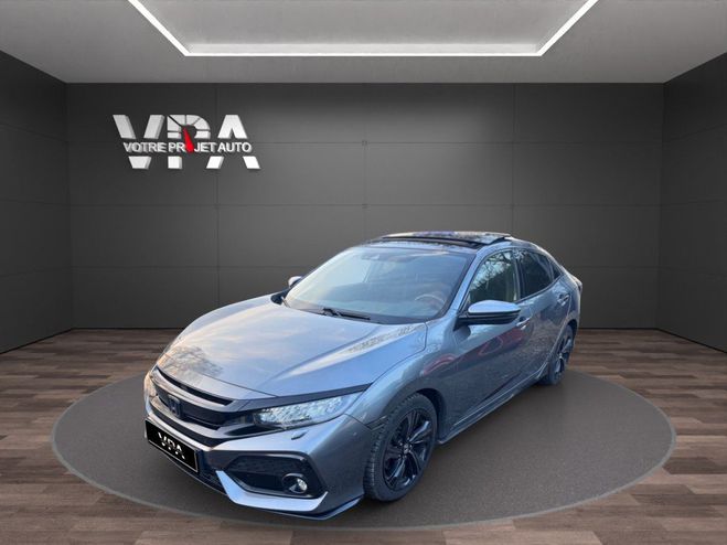 Honda Civic 182CH - PACK SPORT PLUS - TOIT PANO - CA Gris de 2017