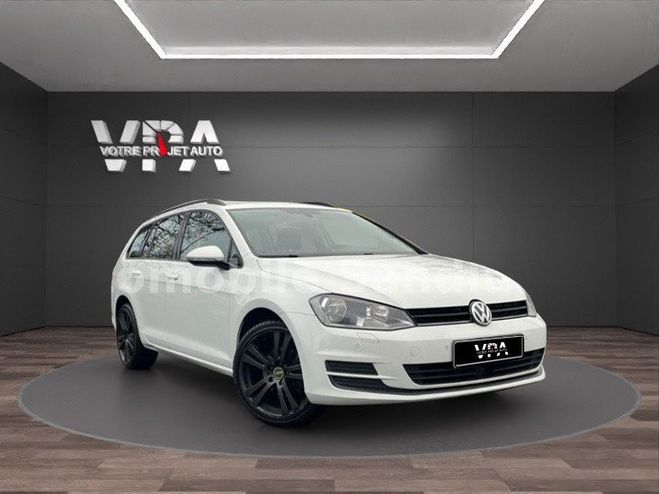Volkswagen Golf VII SW 1.6TDI 110CH - CARPLAY - SIEGES C Blanc de 2016
