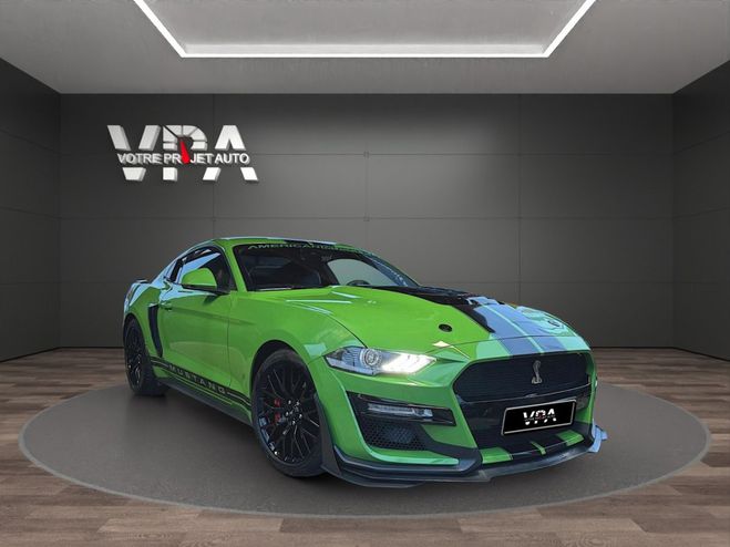 Ford Mustang V8 5.0 450CH - CARPLAY - SIEGES & VO Vert de 2019