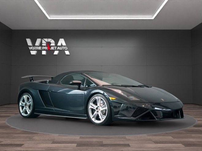 Lamborghini Gallardo SPYDER LP520 V10 5.0 520CH SI�GES CHAUFF Noir de 2007