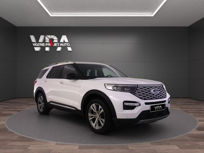 Ford Explorer 3.0 Plug-in Hybrid Platinum 457ch Hybrid Blanc de 2020