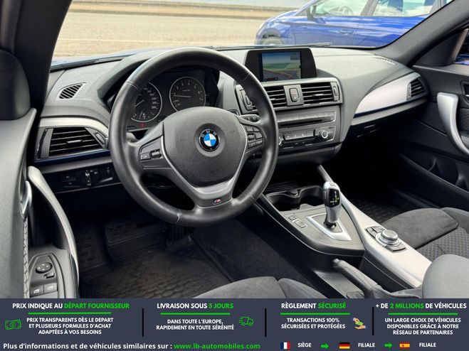 BMW Serie 1 118i 136 ch BVA Bleu M�tallique de 2013