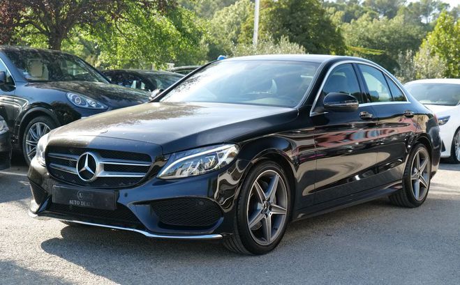 Mercedes Classe C 220 bluetec amg line 7g-tronic 170 ch Noir de 2016