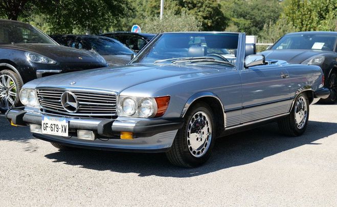 Mercedes 560 sl v8 245 ch superbe configuration d'ori Bleu de 1989