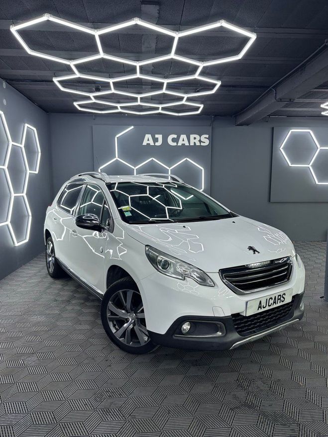 Peugeot 2008 1.6 HDi 100Ch *DISTRI NEUVE *GPS *GARANT Blanc de 2015