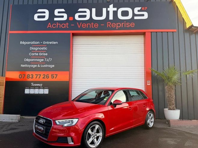 Audi A3 Sportback 1.6 30 tdi 115 design led xeno Bordeaux de 2019